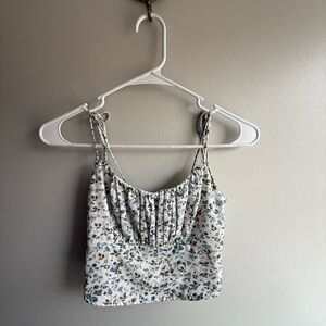 Abercrombie & Fitch Blue Floral Camisole